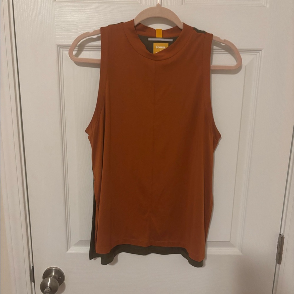 Sorel-PrAna Wandering Soul Tank Red Clay Color